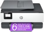 HP OfficeJet 8015e Wireless Color All-in-One Printer, 6 months of