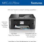 Brother MFC-J1170DW Wireless Color Inkjet All-in-One Printer with Mobile Device