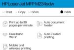 HP LaserJet MFP M234sdw Wireless Printer, Print, scan, copy, Fast