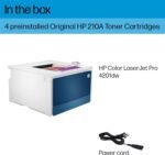 HP Color LaserJet Pro 4201dw Wireless Color Laser Printer, Best-for-Office