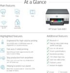 HP Smart -Tank 6001 Wireless Cartridge-Free all in one printer,