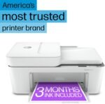 HP DeskJet 4155e Wireless Color Inkjet Printer, Print, scan, copy,