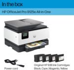 HP OfficeJet Pro 9125e All-in-One Printer, Color, Printer-for-Small Medium Business,