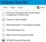 HP Smart Tank 5101 Wireless All-in-One Ink Tank Printer with