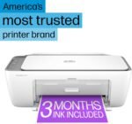 HP DeskJet 2855e Wireless All-in-One Color Inkjet Printer, Scanner, Copier,