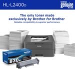 Brother HL-L2400D Compact Monochrome Laser Printer with Duplex Printing, USB