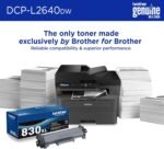 Brother DCP-L2640DW Wireless Compact Monochrome Multi-Function Laser Printer with Copy