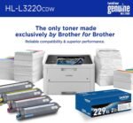 Brother HL-L3220CDW Wireless Compact Digital Color Printer with Laser Quality